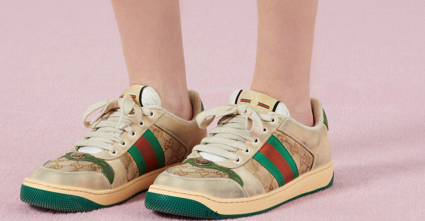GUCCI WOMEN'S SCREENER SNEAKER
