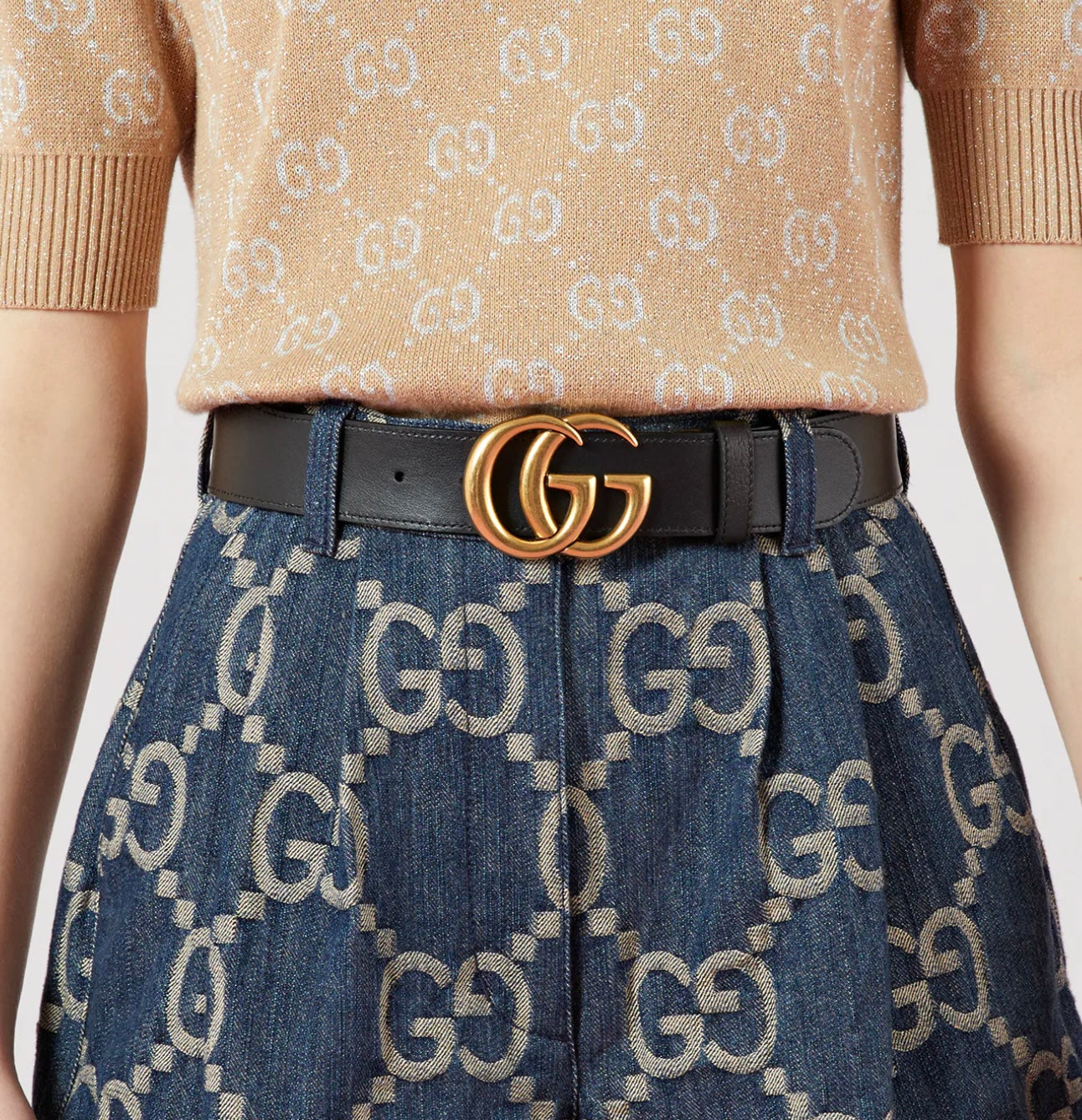 GUCCI WOMEN’S GG MARMONT REVERSIBLE BELT