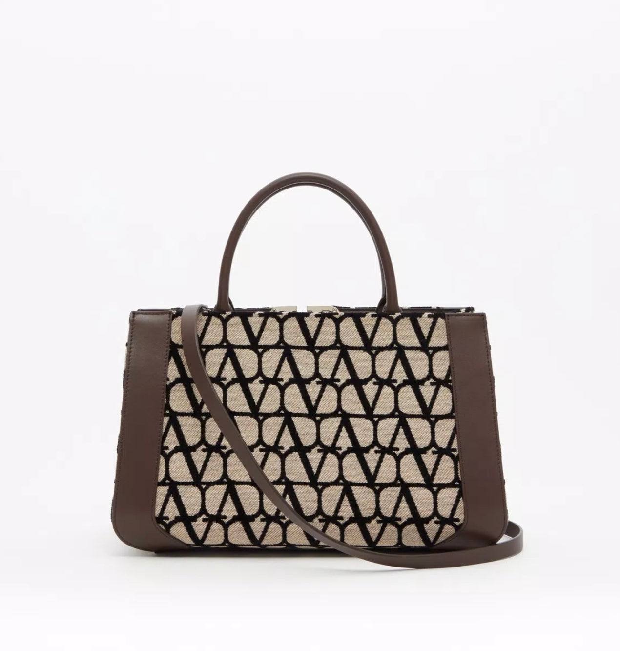 Valentino Medium Vlogo Signature Toile Iconographe Handbag