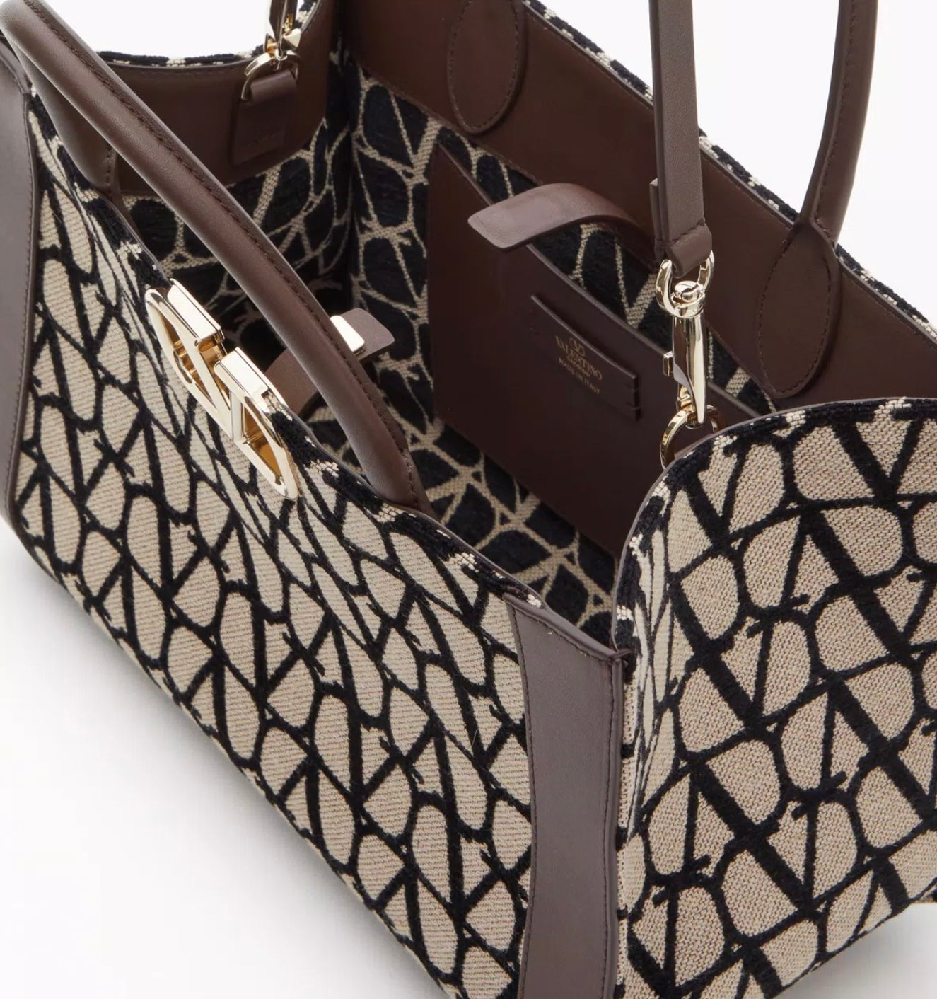 Valentino Medium Vlogo Signature Toile Iconographe Handbag