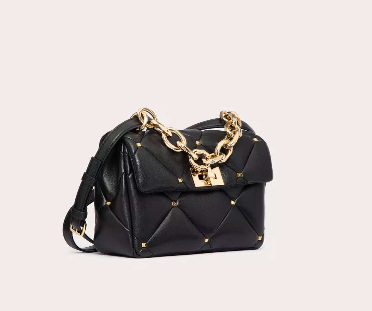 Valentino Garavani Roman Stud Bag In Nappa Patchwork