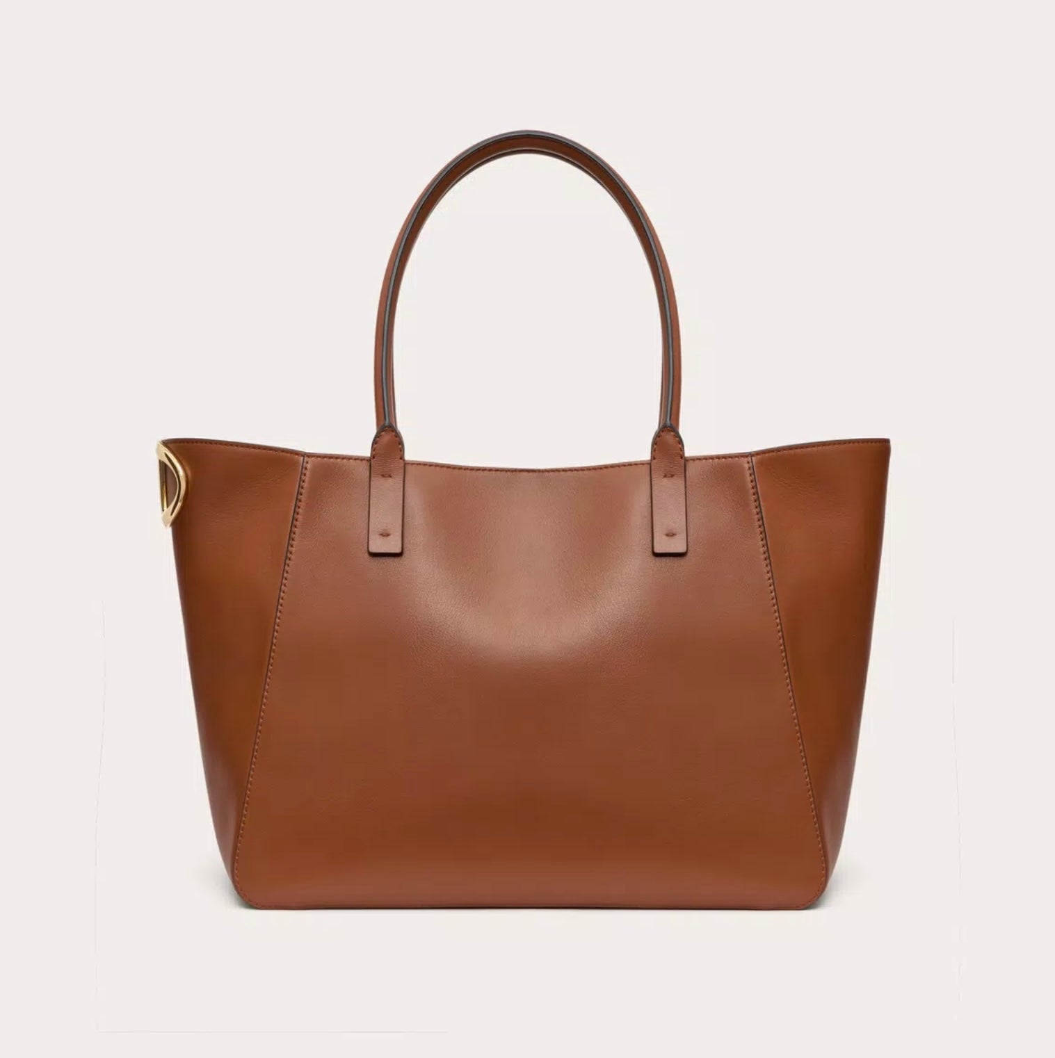 Valentino Garavani Vlogo Side Shopping Bag In Nappa Calfskin