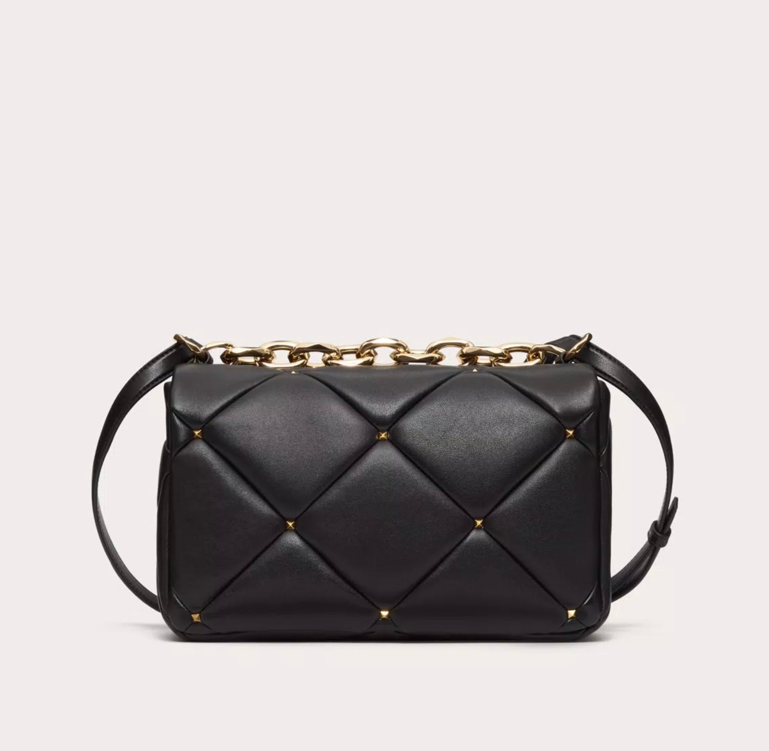 Valentino Garavani Roman Stud Bag In Nappa Patchwork