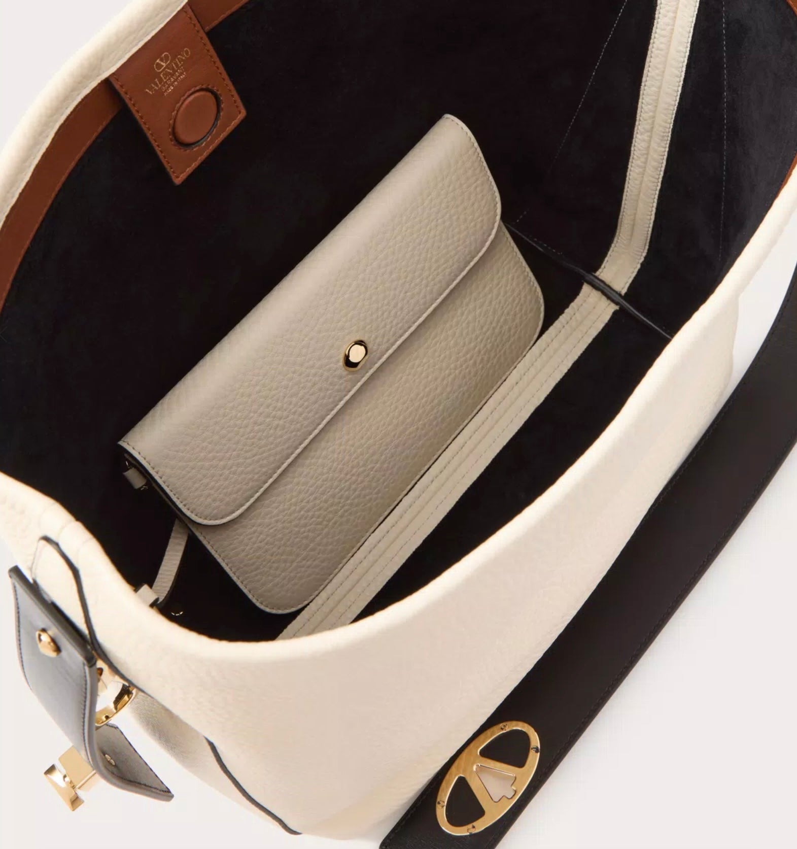Valentino Garavani Locker Nappa Shopping Bag