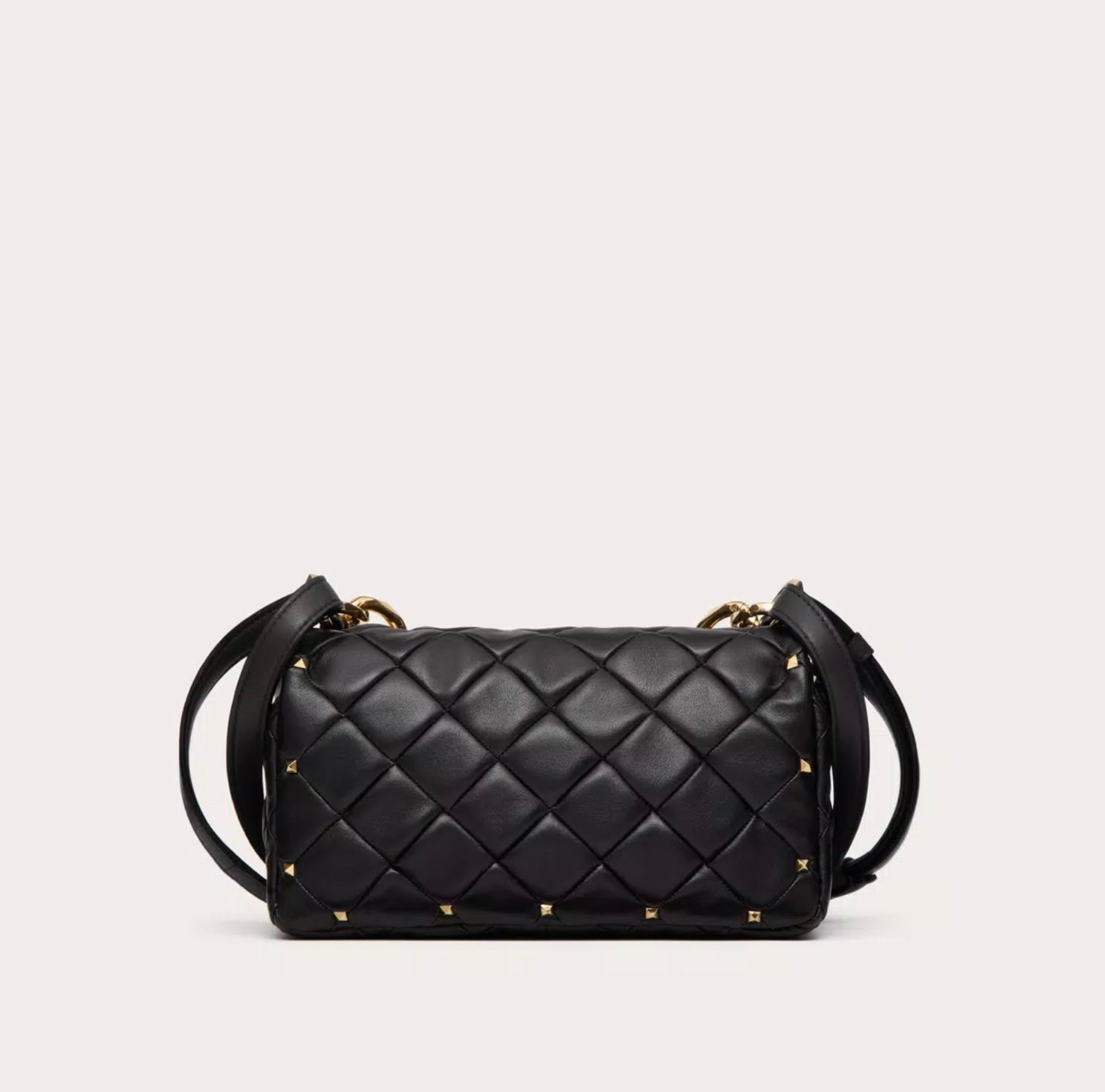 Valentino Garavani Rockstud Spike Bag In Nappa Patchwork