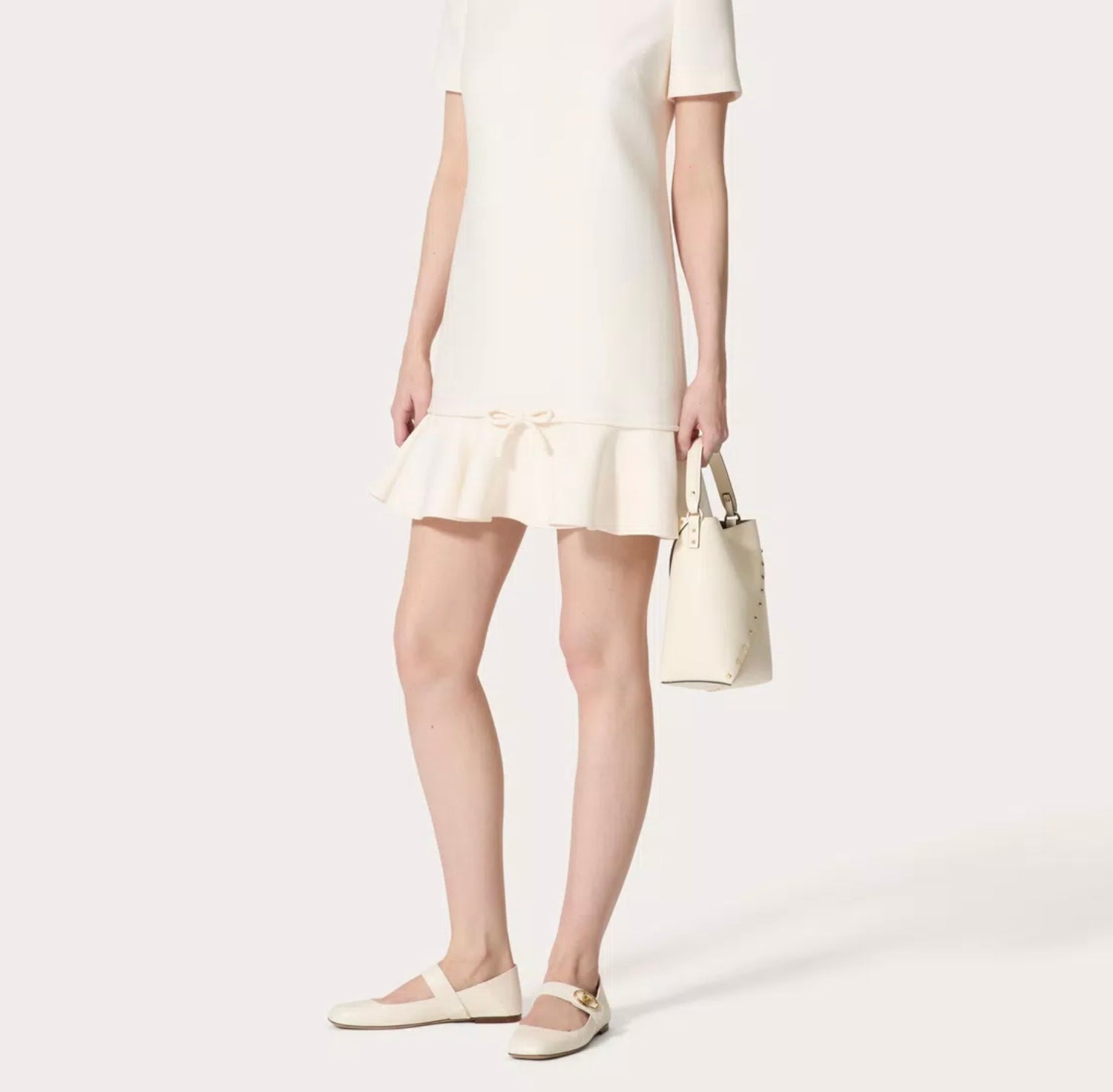 Valentino Garavani Valentino Garavani Rockstud Wispy Calfskin Bucket Bag