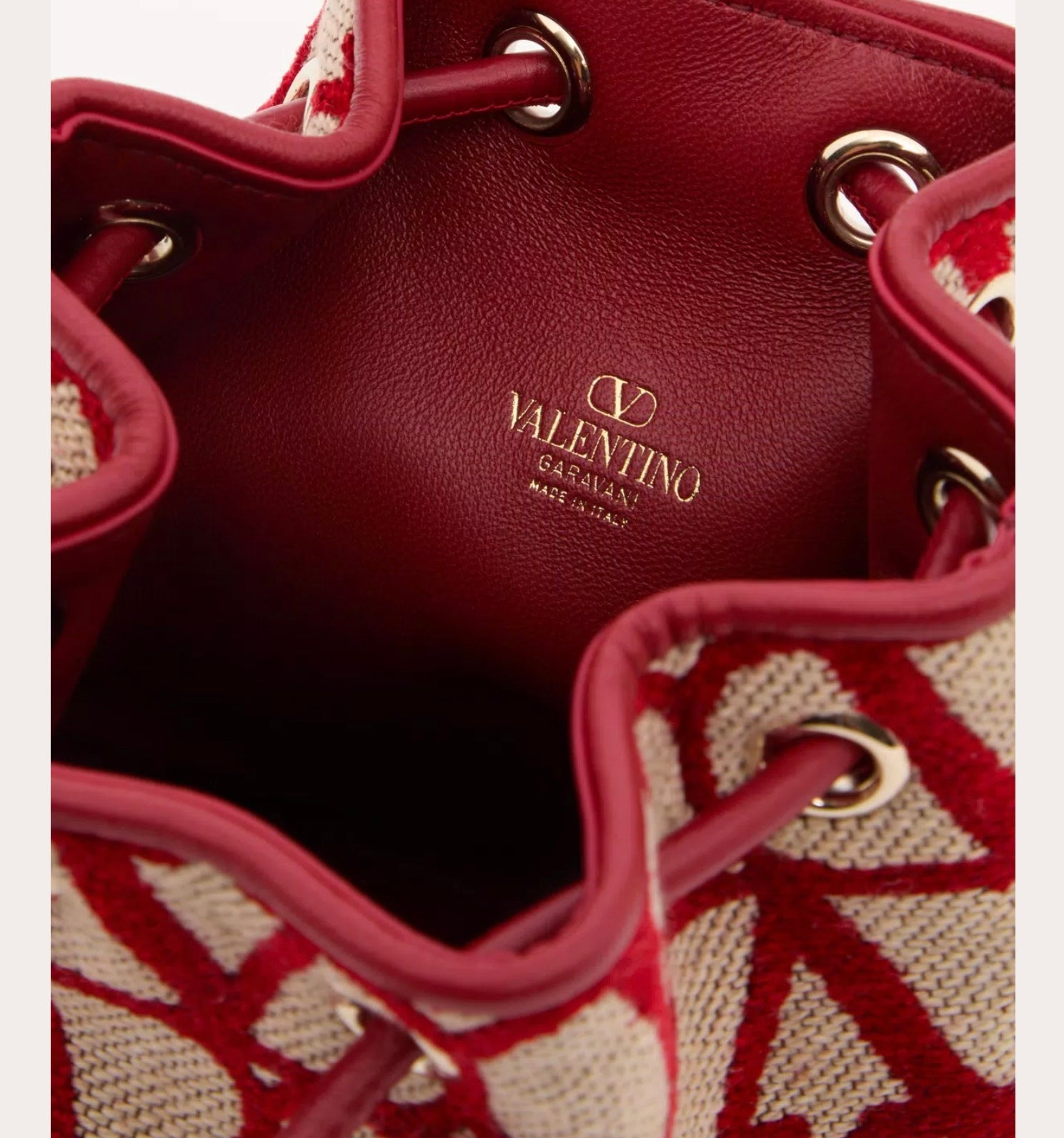Valentino Mini Vlogo Signature Bucket Bag