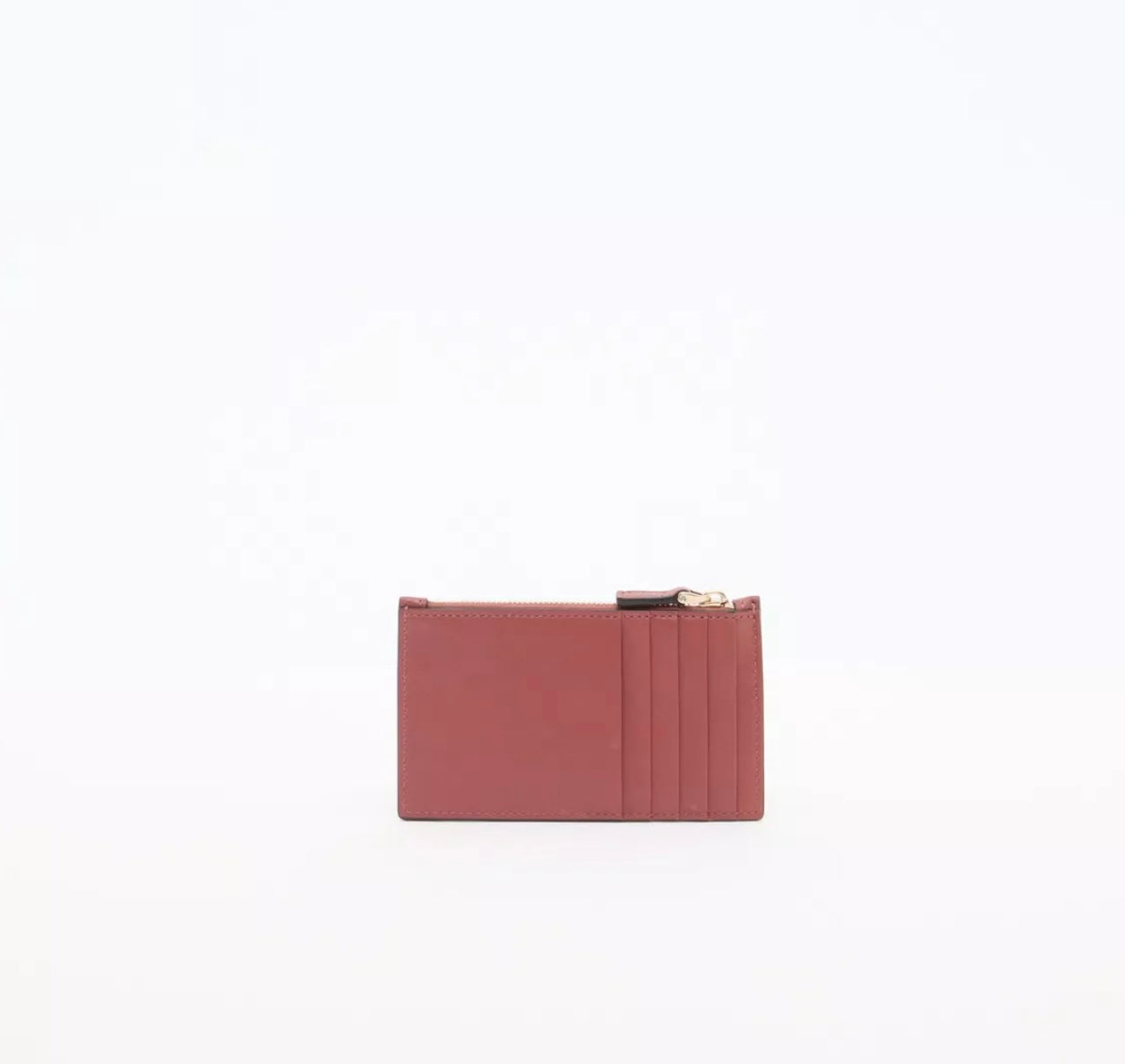 Valentino Vlogo Walk Zip Card Holder In Nappa