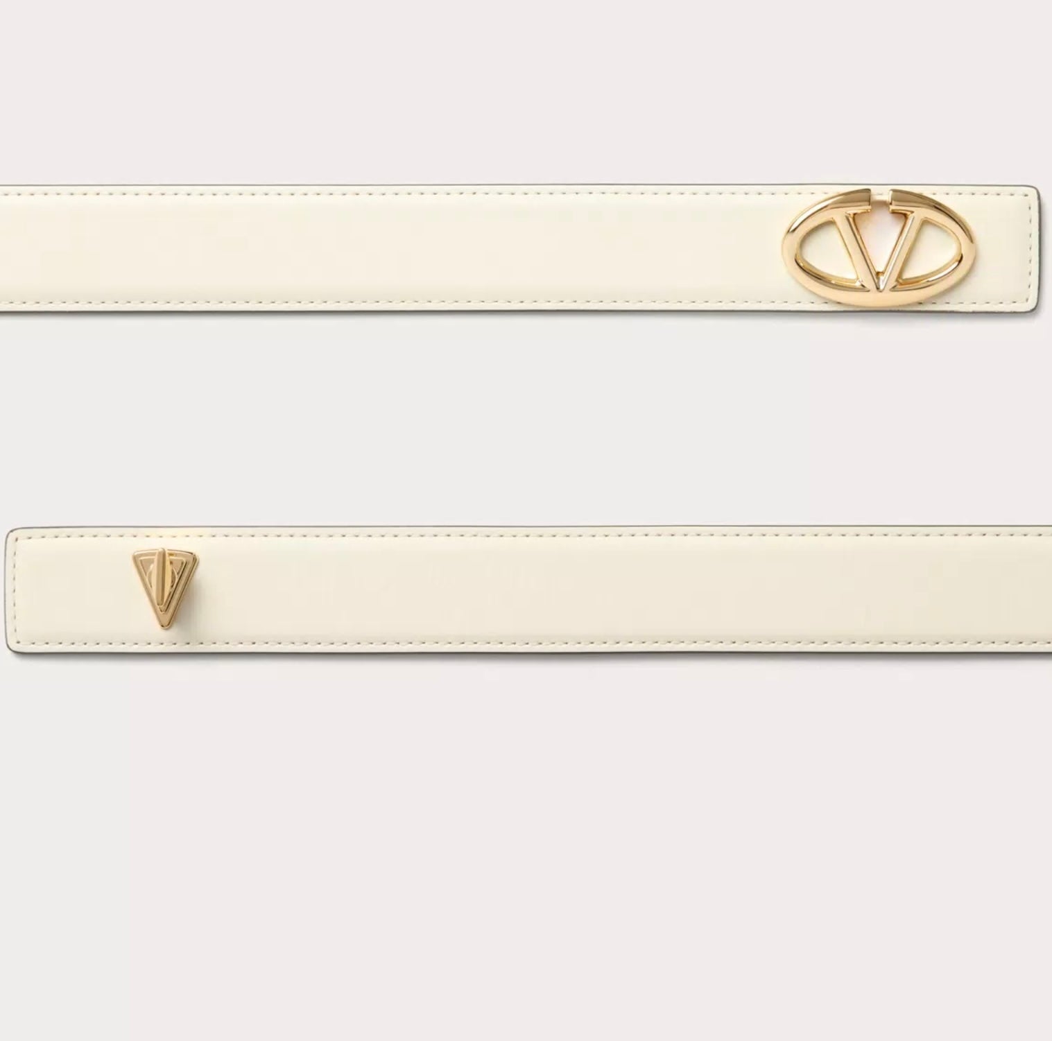 Valentino The Bold Edition Vlogo Calfskin Belt 30 Mm