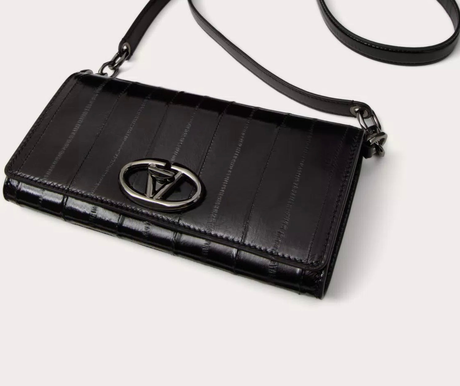 Valentino Vlogo The Bold Edition Wallet With Shoulder Strap