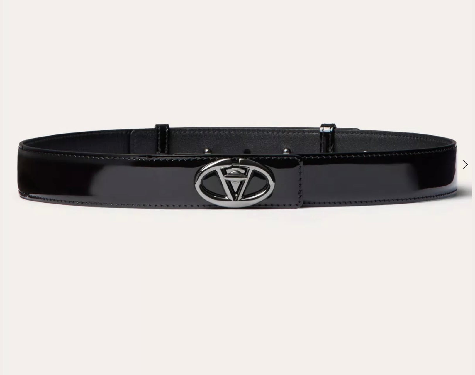 Valentino Vlogo The Bold Edition 30 Mm Patent Leather Belt