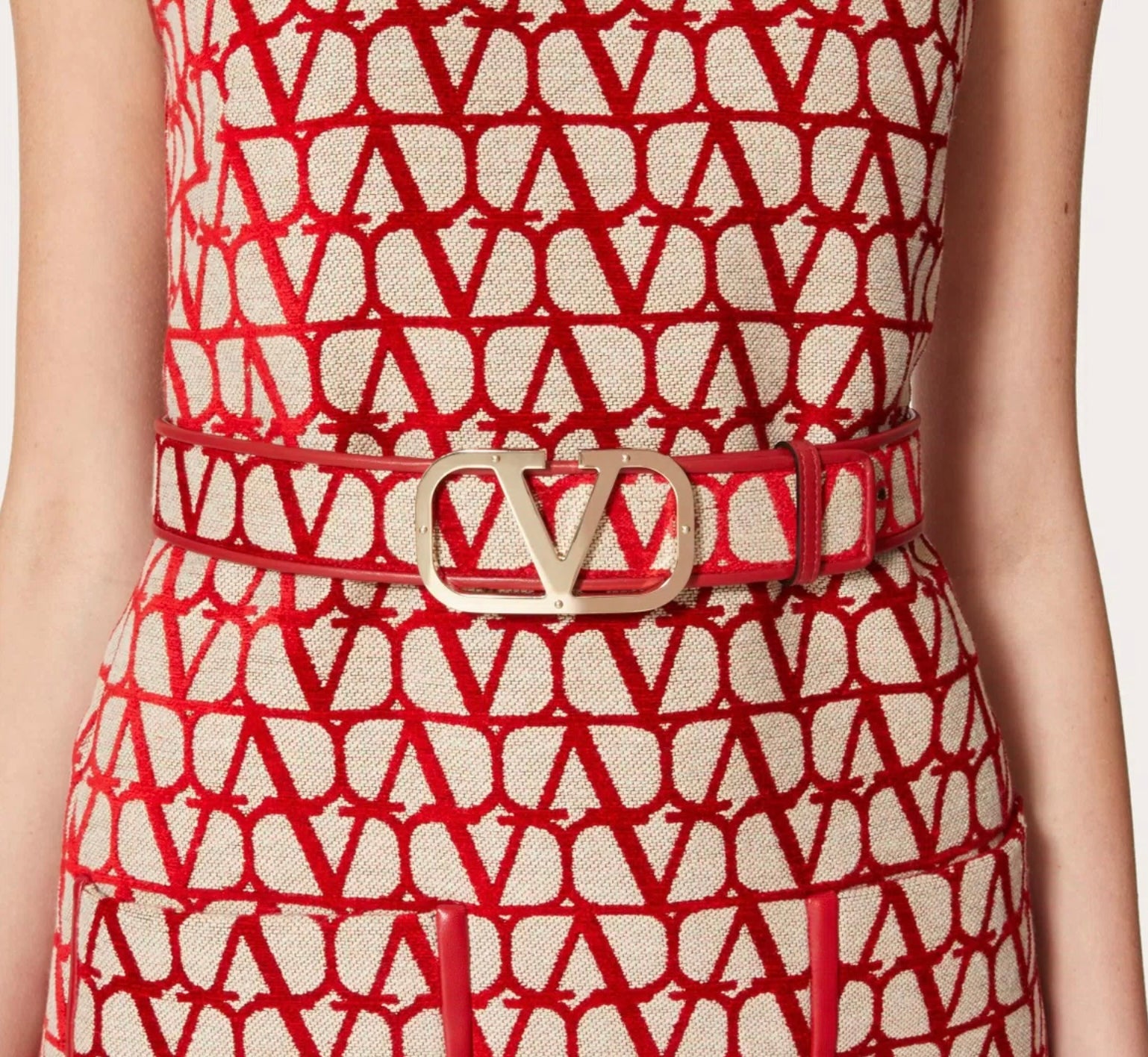 Valentino Toile Iconographe Belt 40mm