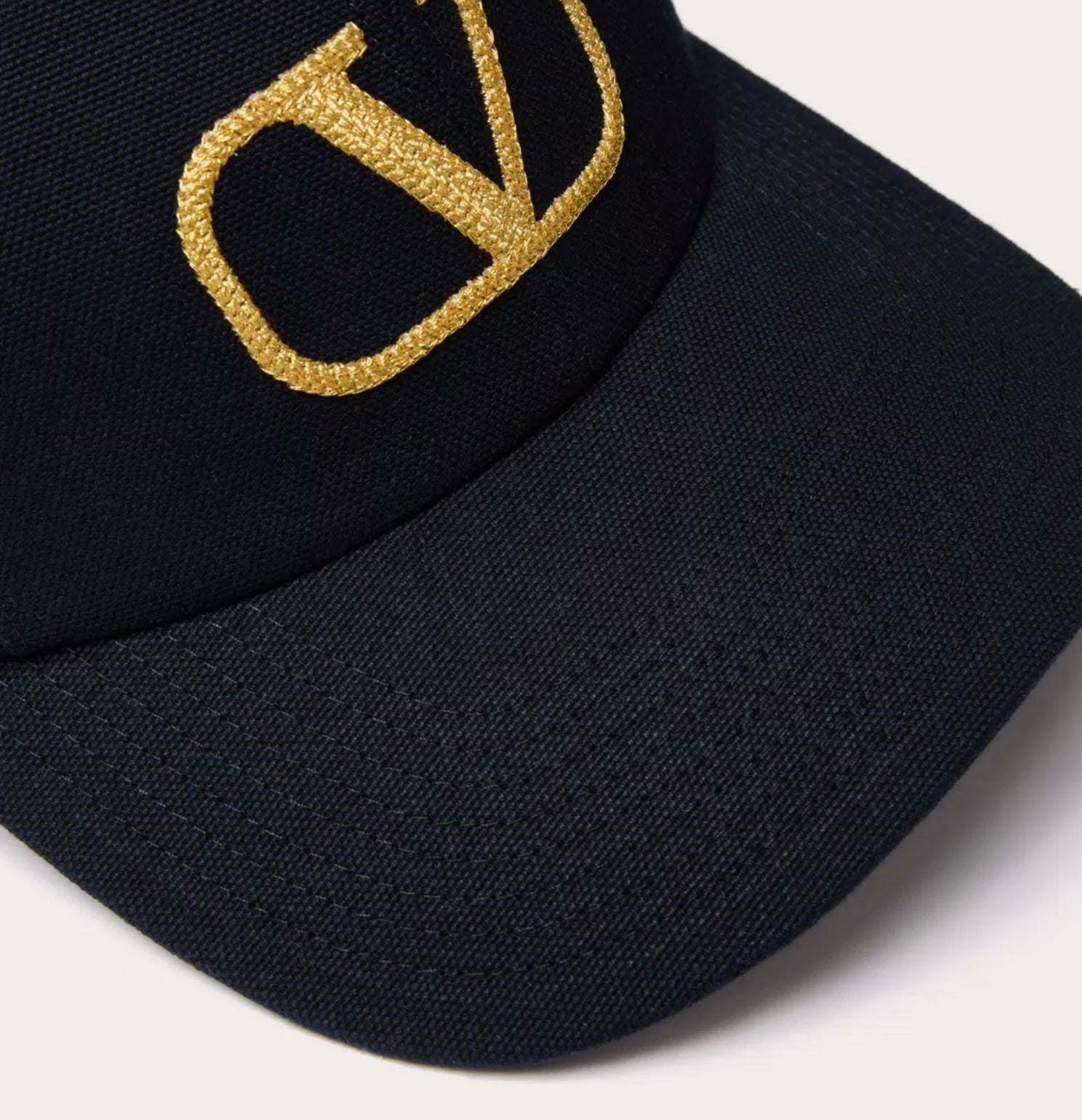 Valentino Vlogo Signature Cotton Baseball Cap