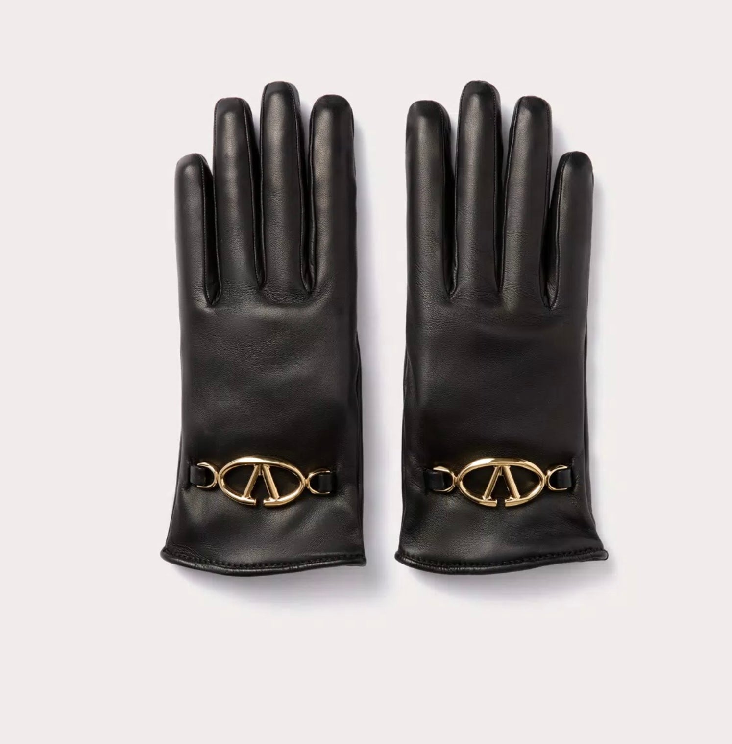 Valentino Vlogo The Bold Edition Leather Gloves