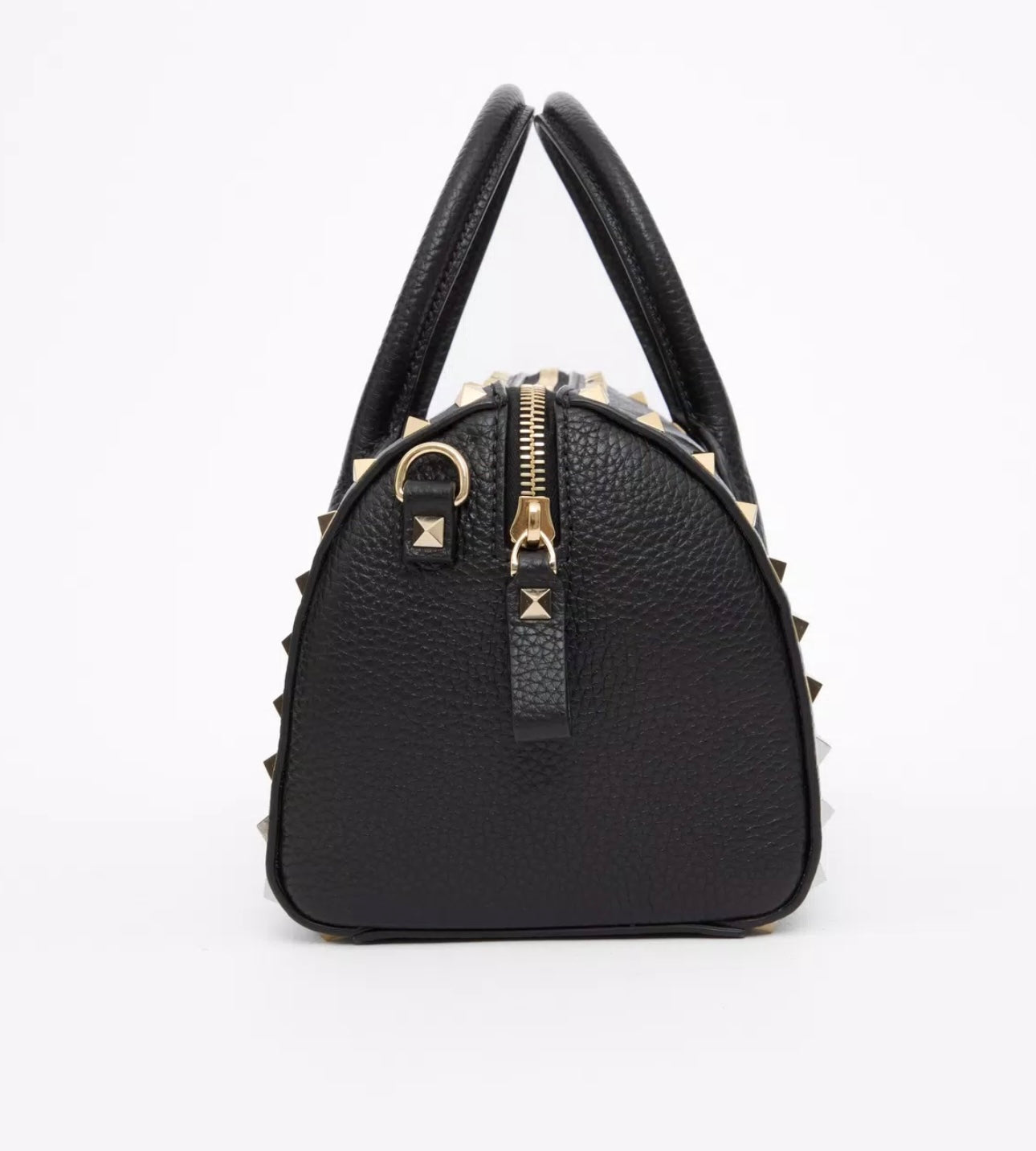 Valentino Rockstud Grainy Calfskin Handbag