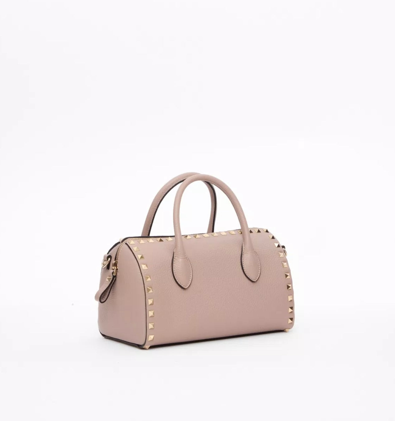 Valentino Rockstud Grainy Calfskin Handbag