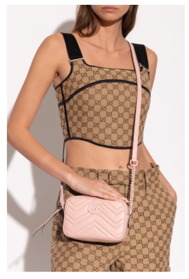 Gucci GG Marmont Mini Shoulder Crossbody Bag