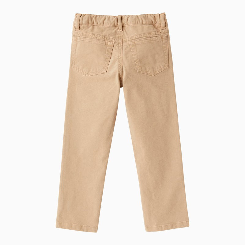 Il Gufo Beige cotton trousers