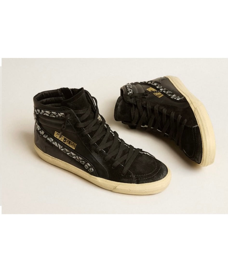 Golden Goose Slide Crystal Sneakers