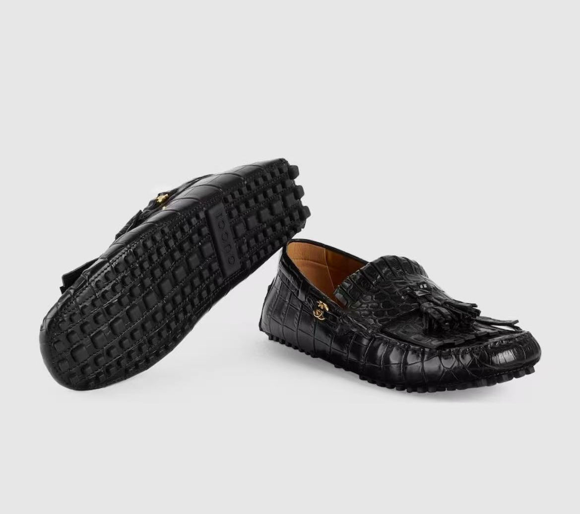 Gucci Crocodile Drivers
