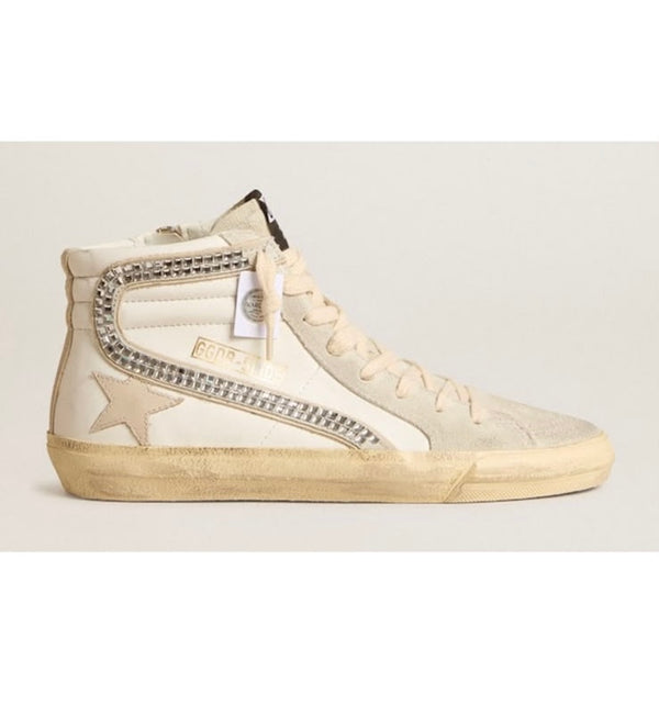 Golden Goose Slide Crystals Sneakers