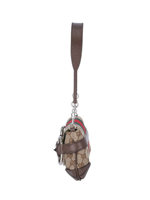 Gucci GG supreme small shoulder bag with chain