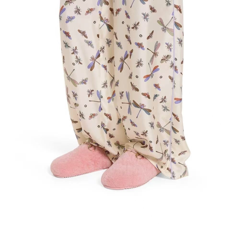 Gucci Horsebit Wool Mules