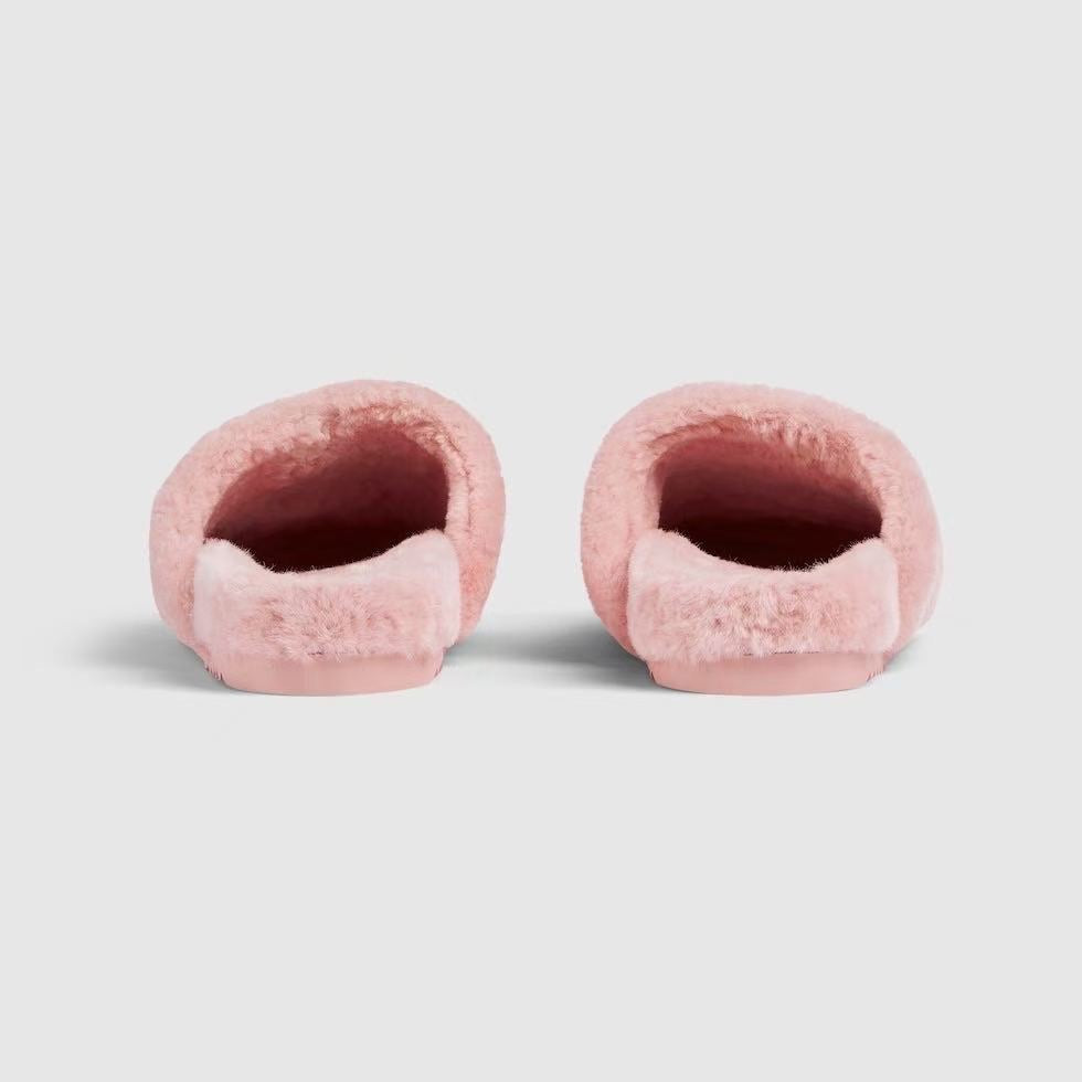 Gucci Horsebit Wool Mules