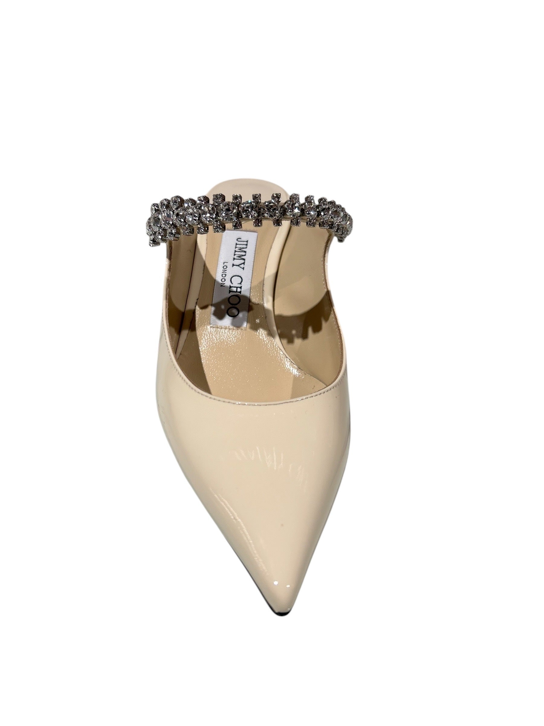 Jimmy Choo Bing Crystal Strap Mules