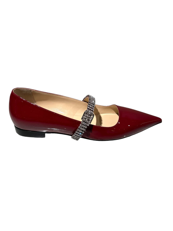 Jimmy Choo Noa Crystal Flats
