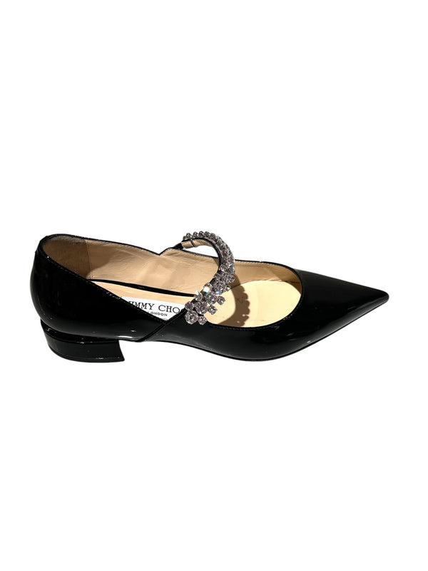 Jimmy Choo Bing Crystal Flats