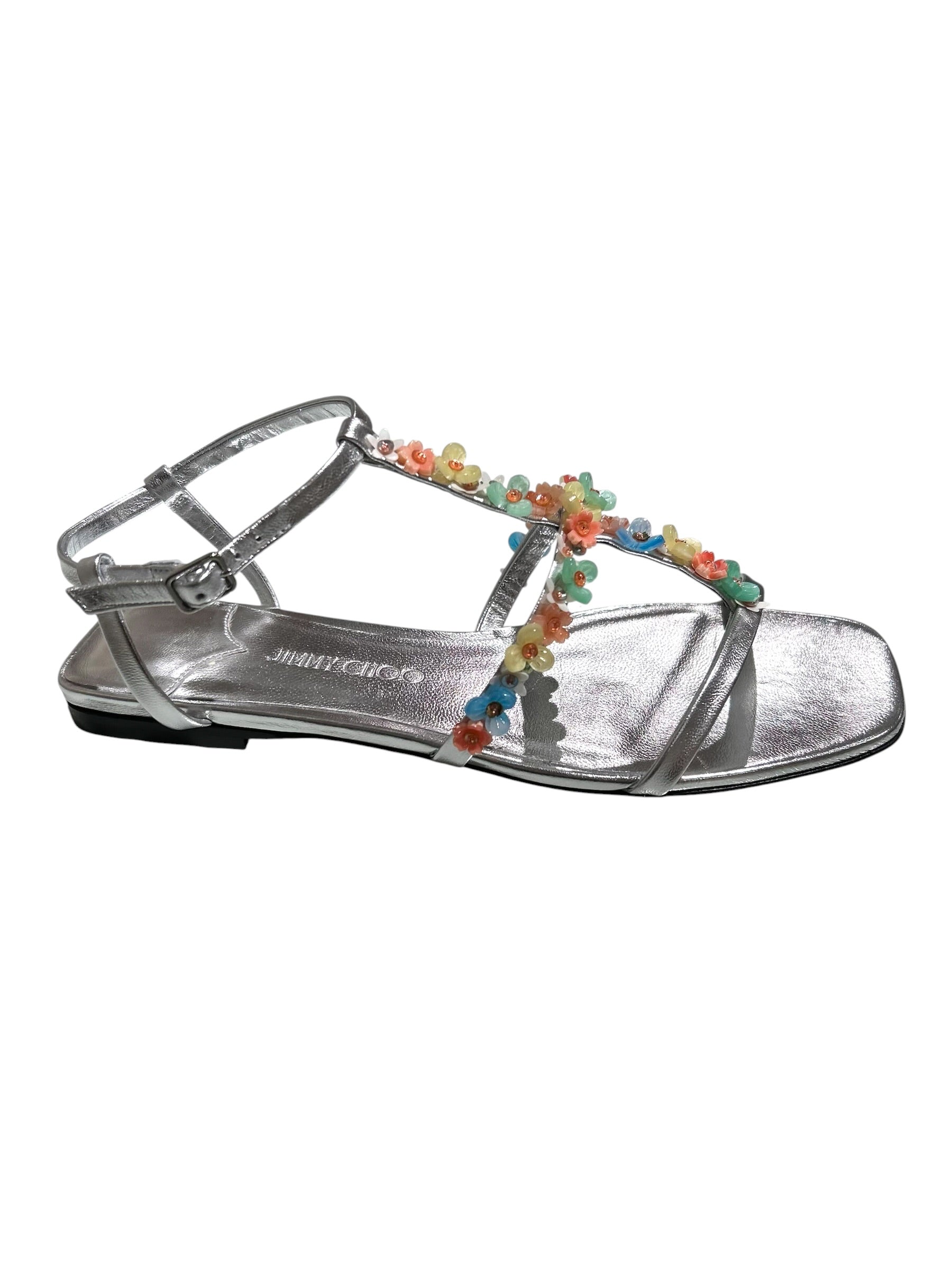 Jimmy Choo Daisy Leather Sandals