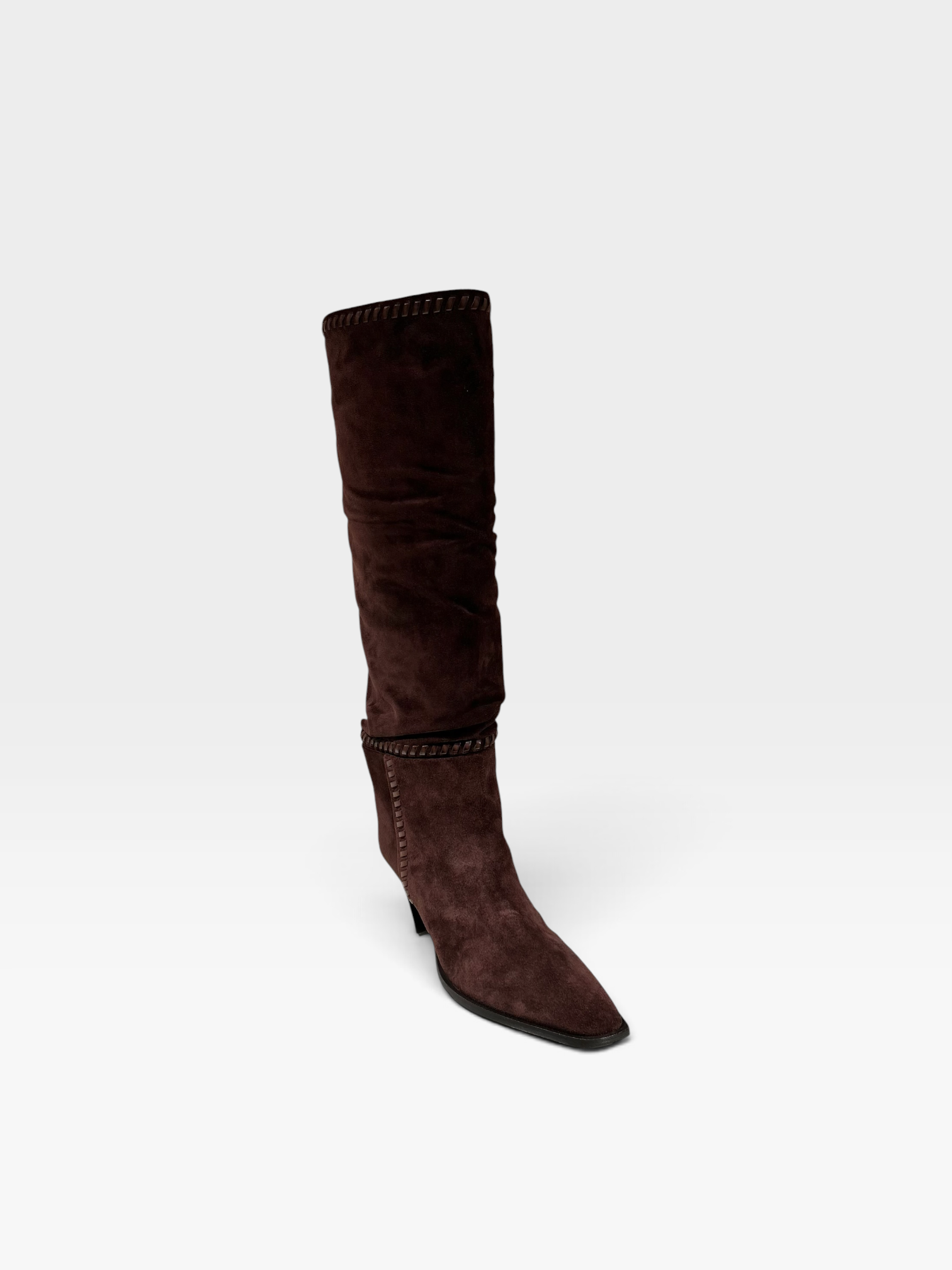Jimmy Choo Hart Velvet Knee Boots