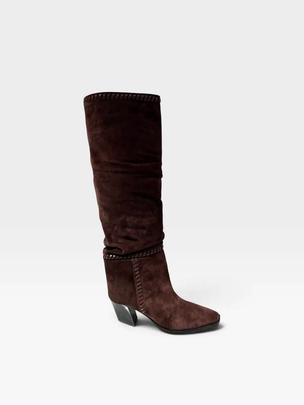 Jimmy Choo Hart Velvet Knee Boots