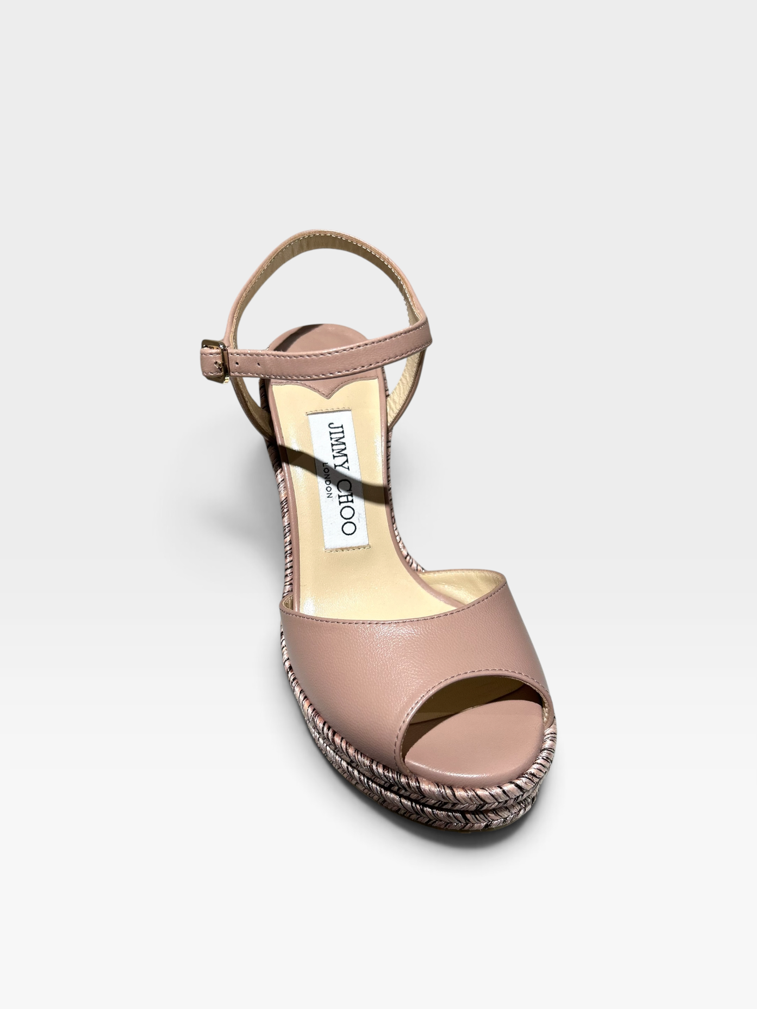 Jimmy Choo Perla Leather Wedges
