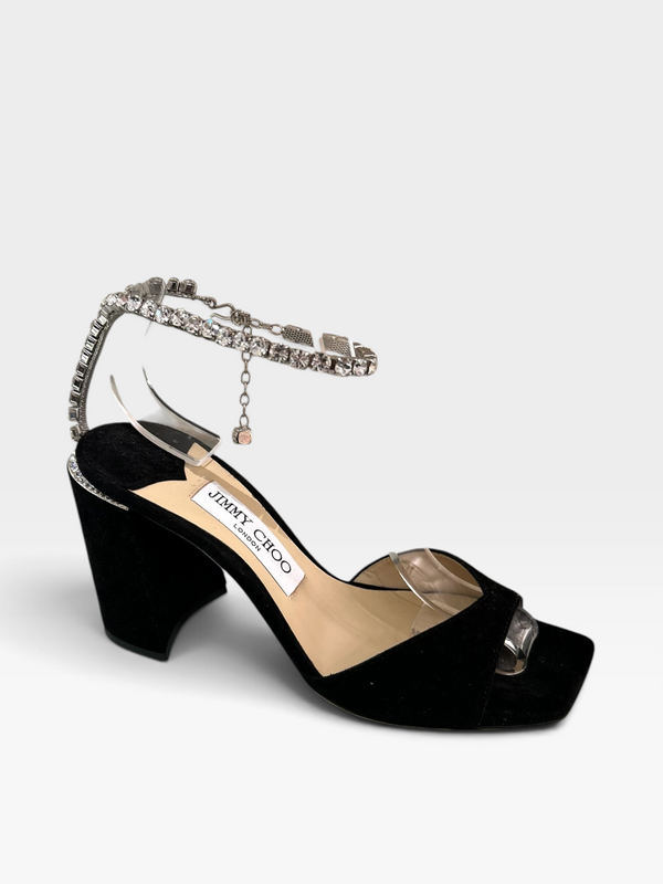 Jimmy Choo Saeda Suede Sandals