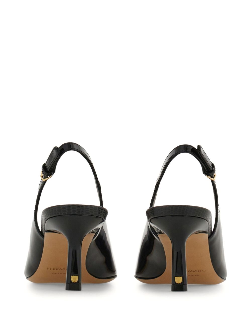 Ferragamo New Vara Buckle Slingbacks
