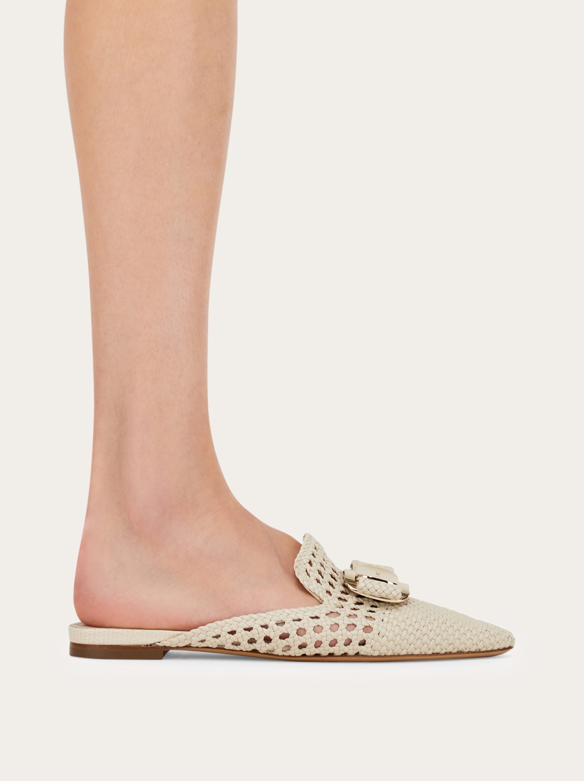 Ferragamo New Vara Plate Mules