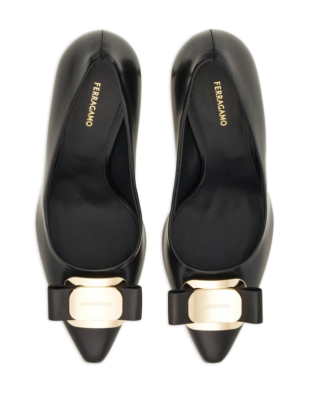 Ferragamo New Vara Plate Pumps