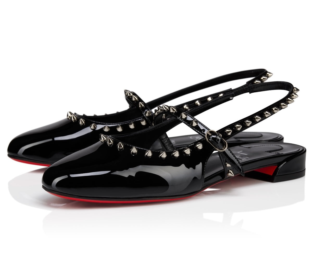Christian Louboutin Jane Spikes Flats