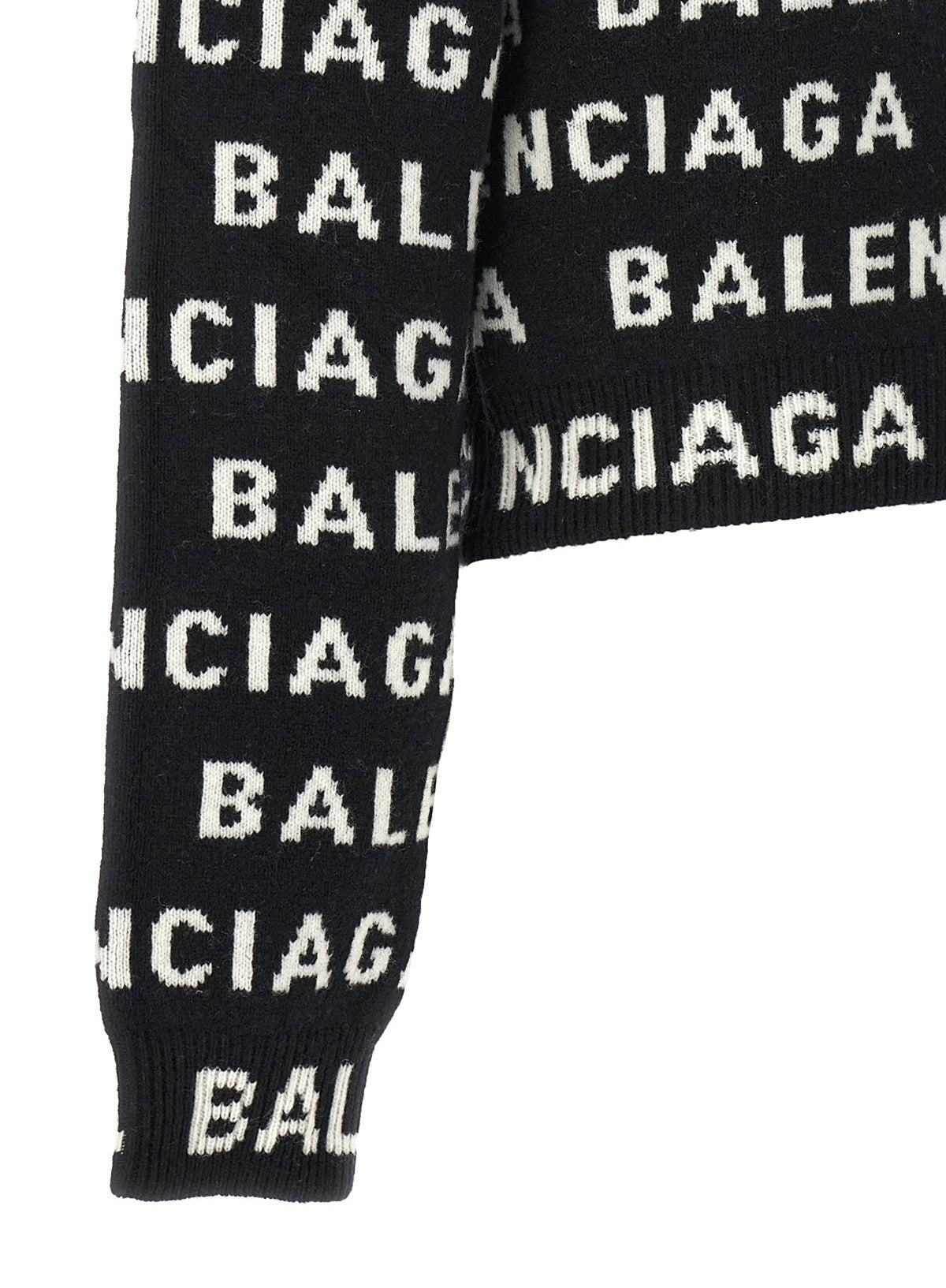 BALENCIAGA LOGO WOOL SWEATER