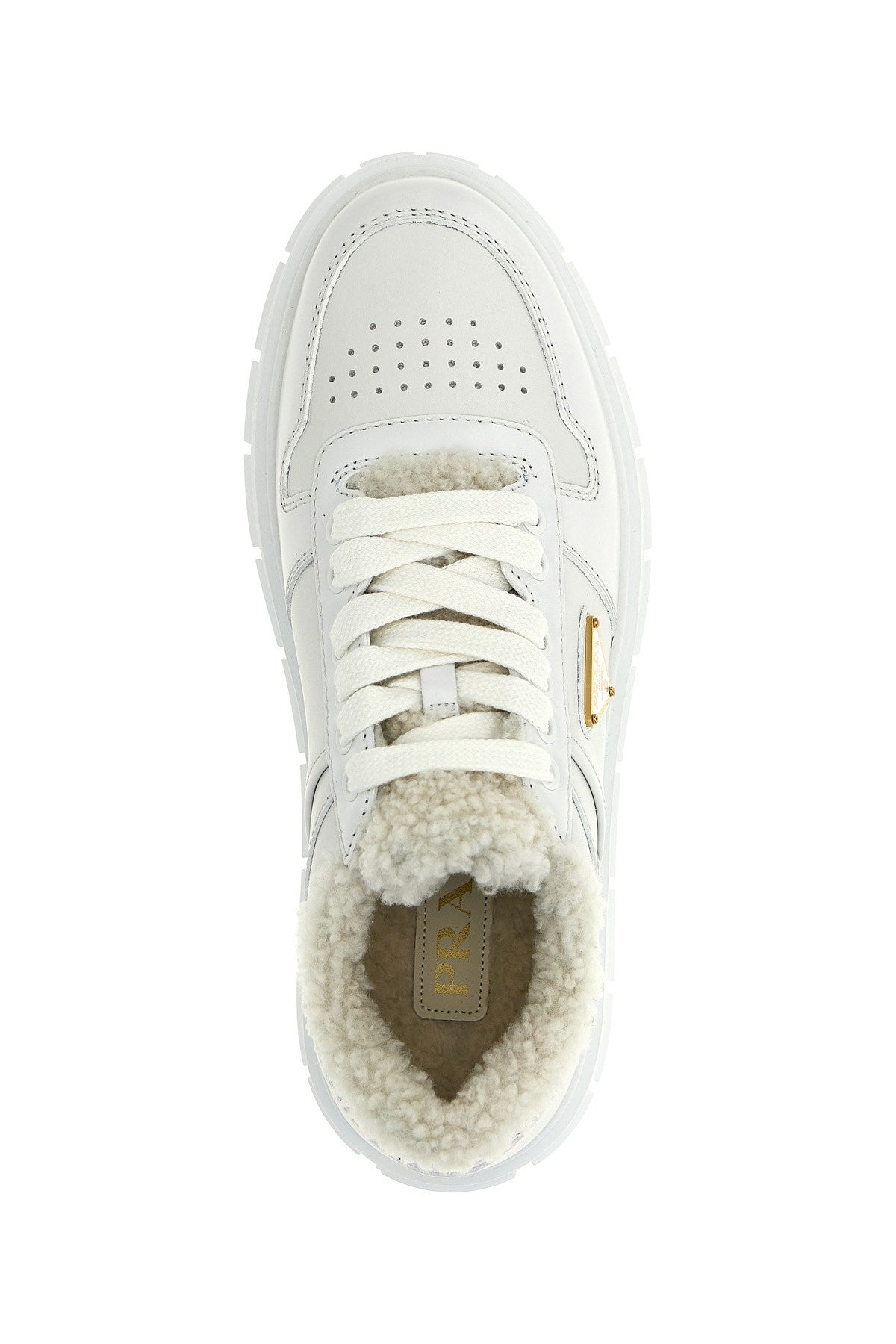 PRADA LEATHER SNEAKERS