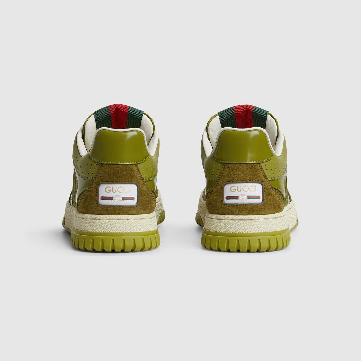 Gucci Re-Web Leather Sneakers