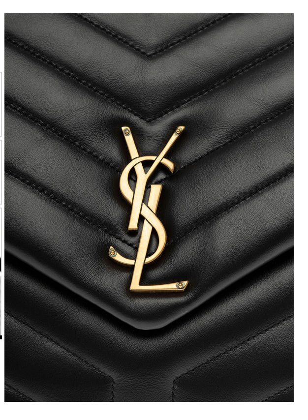 Saint Laurent YSL LouLou Large Leather Shoulder Bag