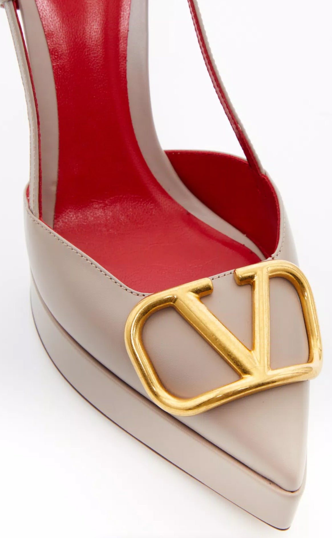 Valentino V-Logo Signature Slingback Platform