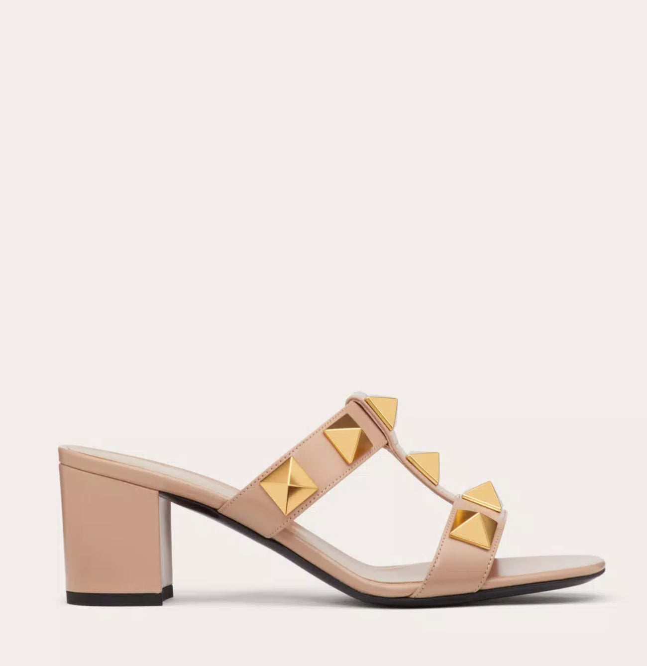 Valentino Roman Stud Slide Sandal