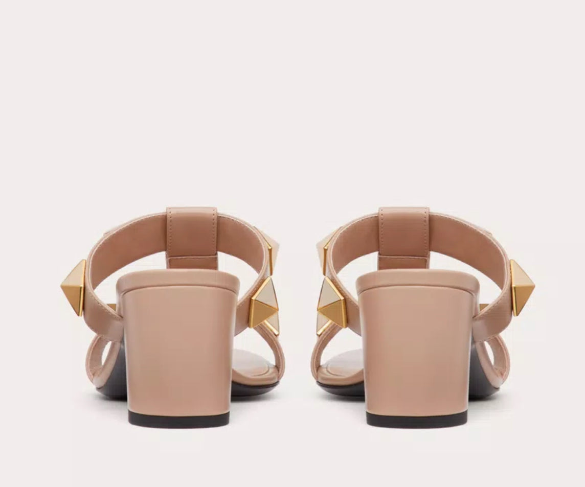 Valentino Roman Stud Slide Sandal