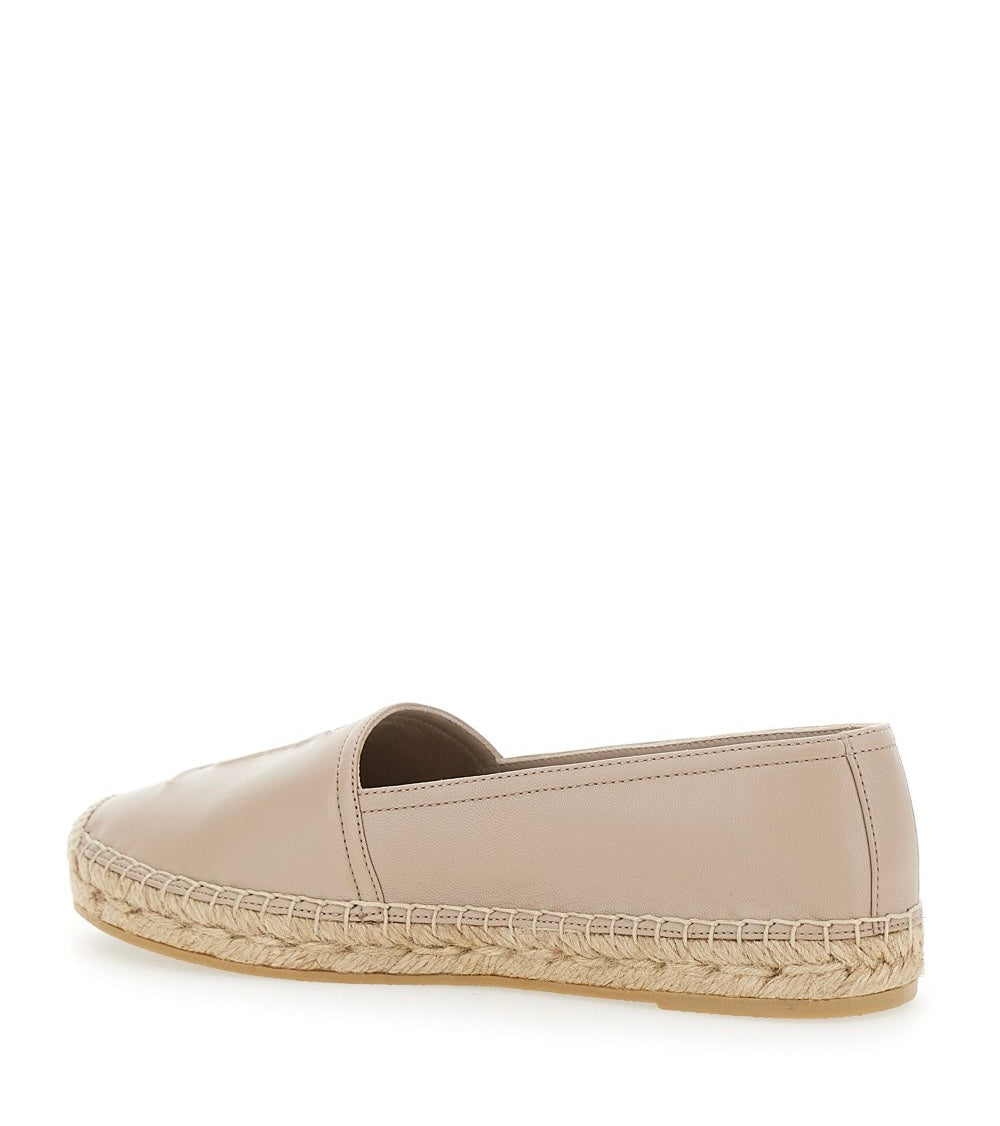 SAINT LAURENT MONOGRAM leather espadrilles