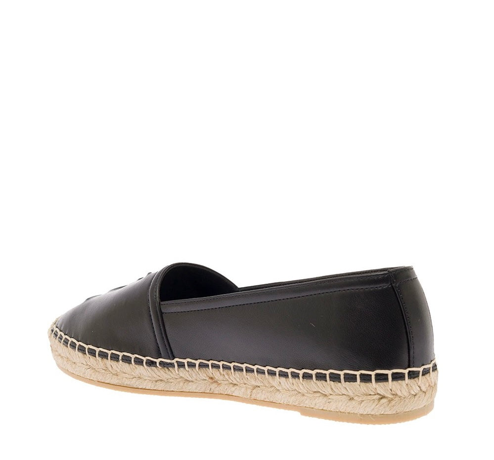 SAINT LAURENT MONOGRAM leather espadrilles