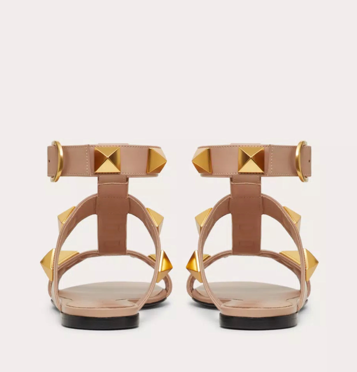 Valentino Roman Stud Flat Sandal